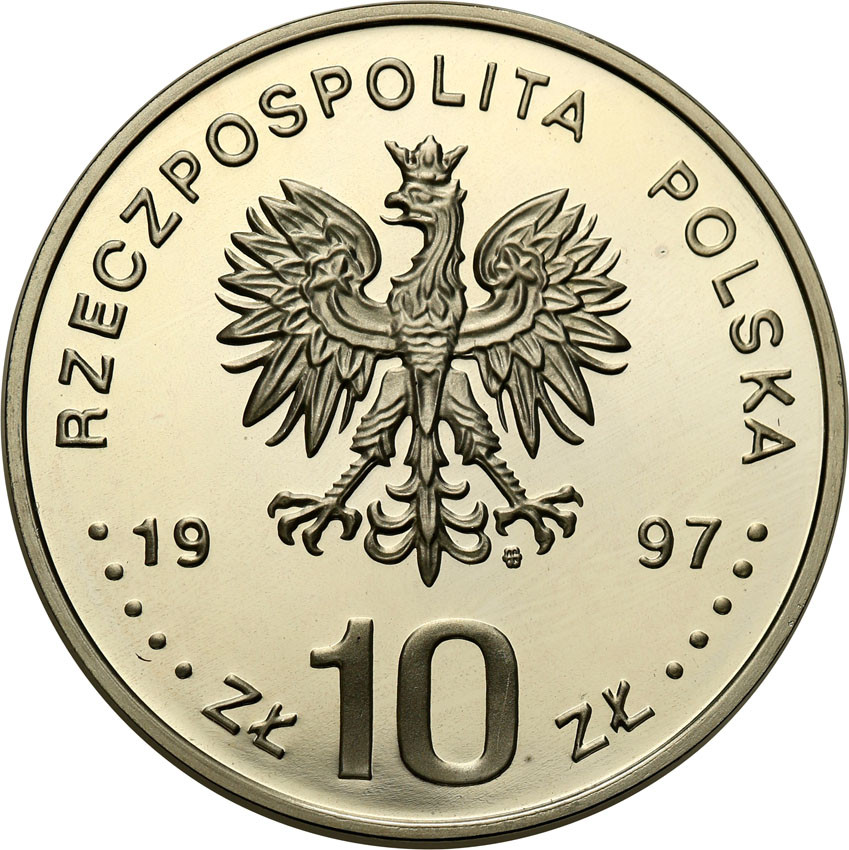 III RP. 10 złotych 1997 Stefan Batory półpostać - Rzadkie